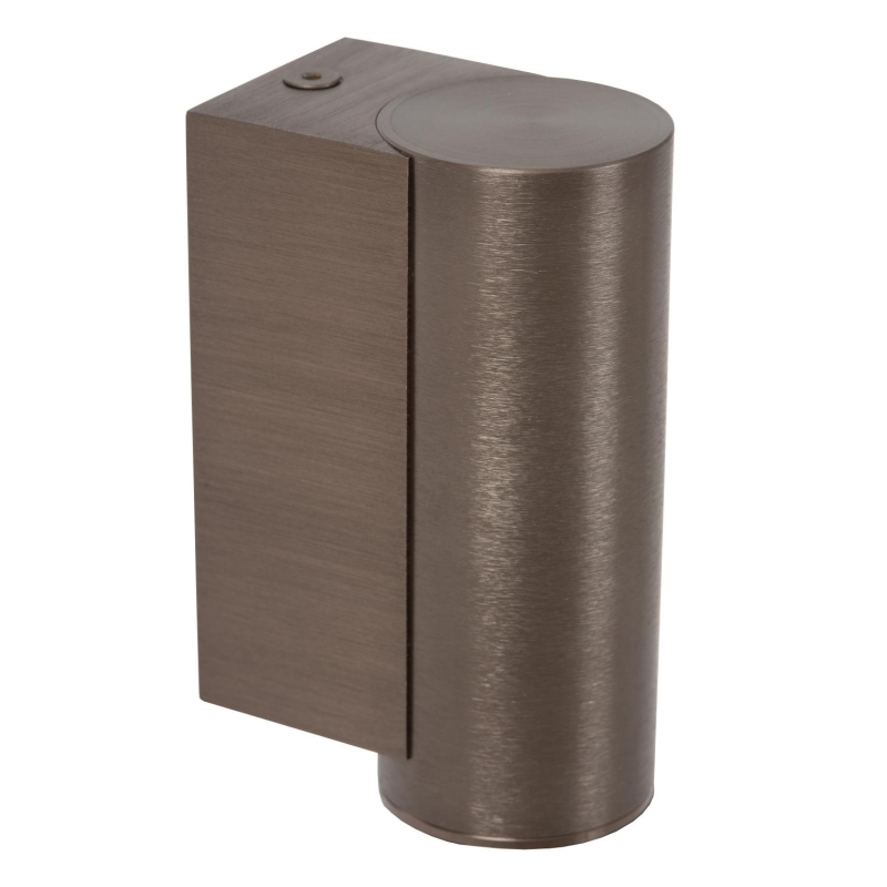 Lucide DUPLA - Wall spotlight / Wall light - 1xGU10 (MR11) - Rust Brown